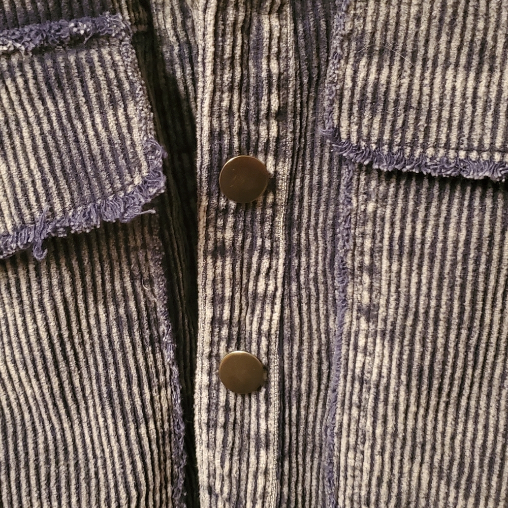 POL Navy Corduroy Jacket - Picture 4 of 11